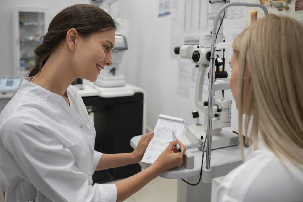 doctor-testing-patient-eyesight