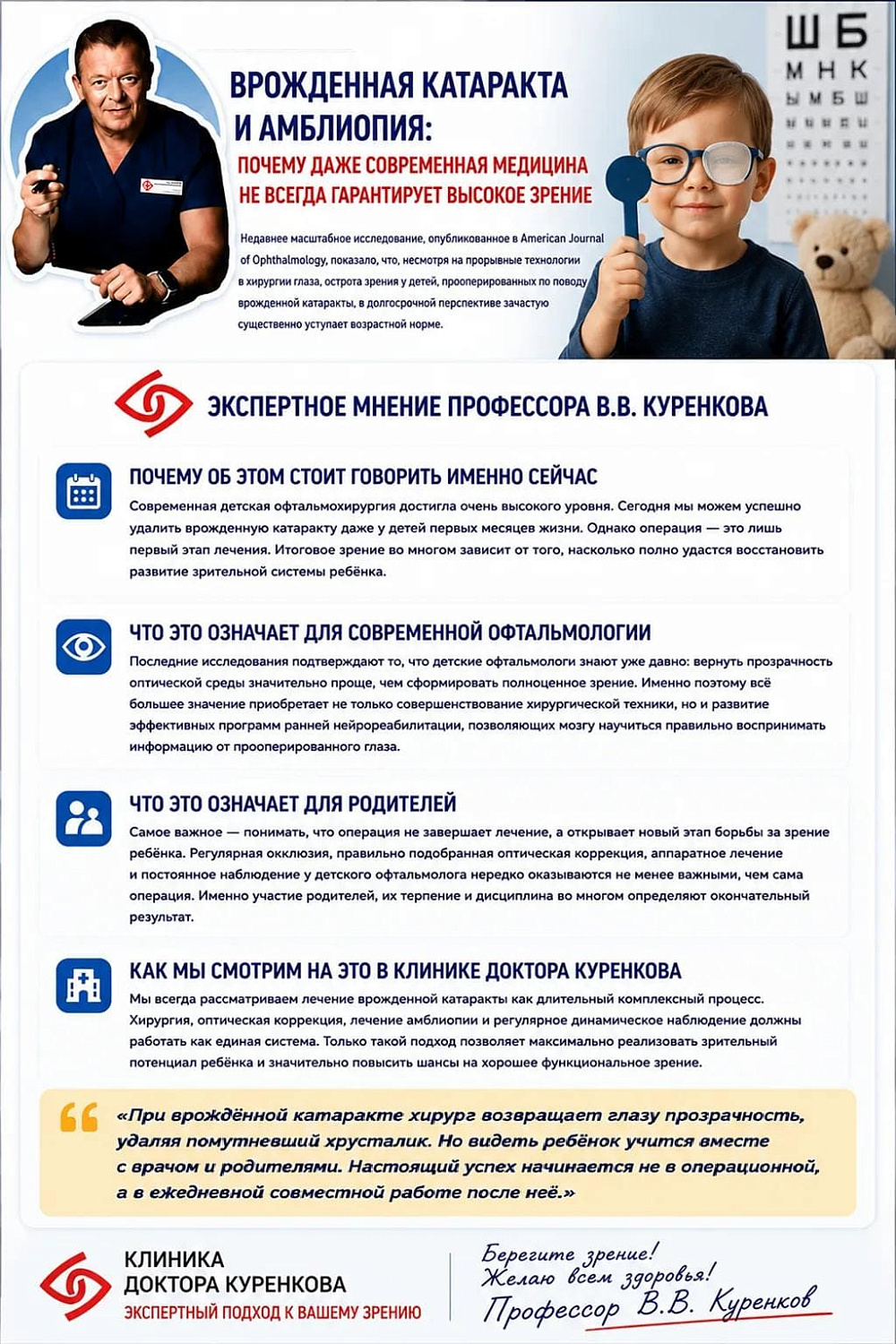 Комментарий профессора Куренкова В.В.